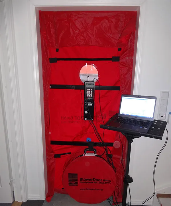 Minneapolis Blower Door med måleutstyr og PC